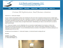 Tablet Screenshot of cjharris.com